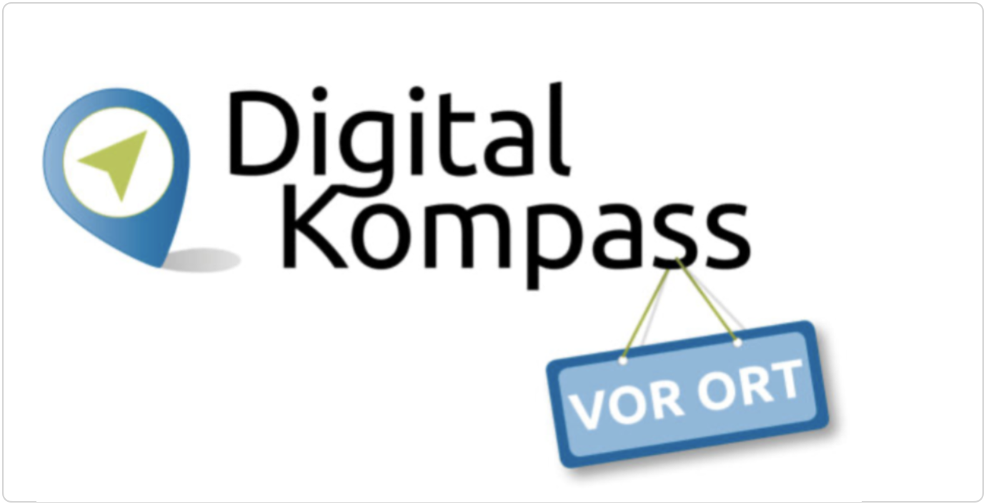 Digital-Kompass vor Ort