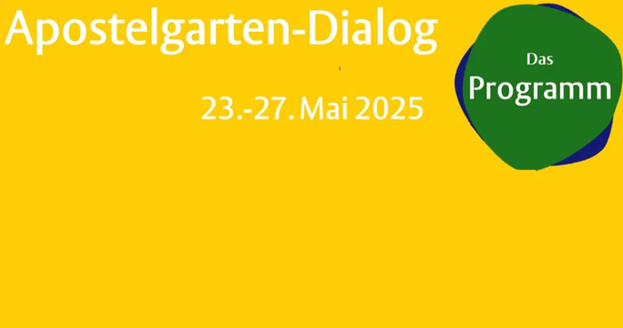 Apostelgarten-Dialog